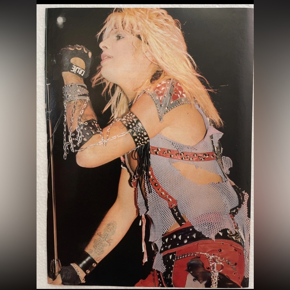 Motley Crue Vince Neil Pinup
